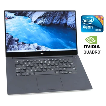 Мобильная рабочая станция Dell Precision 5510 / 15,6" (1920x1080) IPS / Intel Xeon E3-1505M v5 (4 (8) ядра по 2,8 - 3,7 ГГц) / 16 ГБ DDR4 / 512 ГБ SSD / nVidia Quadro M1000M, 2 ГБ GDDR5, 128-бит / WebCam / Win 10 Pro б/у
