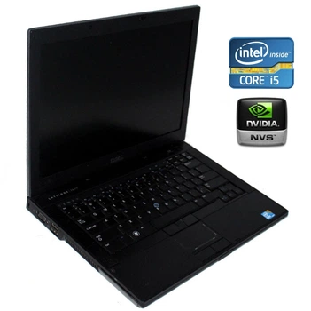 Ноутбук Dell Latitude E6410 / 14" (1440x900) TN / Intel Core i5-520M (2 (4) ядра по 2.4 - 2.93 GHz) / 8 GB DDR3 / 250 GB HDD / nVidia NVS 3100M, 512 MB GDDR3, 64-bit / WebCam / DVD-ROM / Win 10 Pro б/у