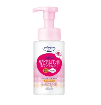 Пінка для вмивання і демакіяжу з гіалуроновою кислотою KOSE Softymo Foaming Cleansing Wash , 200 мл