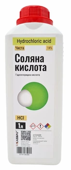 Соляна кислота 14% ч 1 л