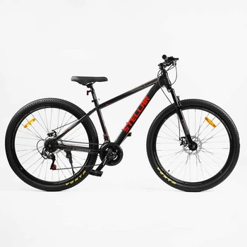 Велосипед двоколісний спортивний Corso SR-29388 «Stellar» (колеса Ø29"/гума, рама: 19"/сталь, швидкостей: 21, обладнання SunRun)