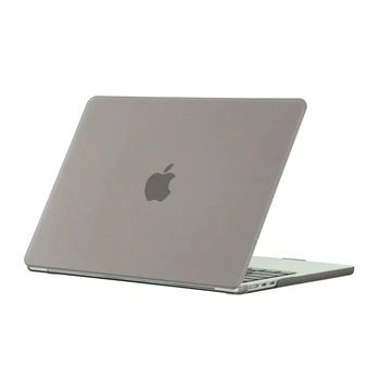 Чехол-накладка Hardshell Matte Case для MacBook Air 13,6" (M2 2023 A2681 / M3 2024 A3113 / M4 2025 A3240) матовый серый