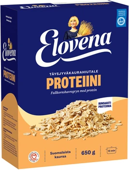 Упаковка Овсяные хлопья с цельного зерна с протеином ELOVENA 650г x 12шт