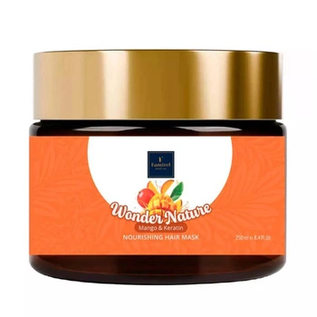 Живильна маска для волосся Famirel Wonder Nature Mango & Keratin Манго і Кератин, 250 мл (7290114087315)