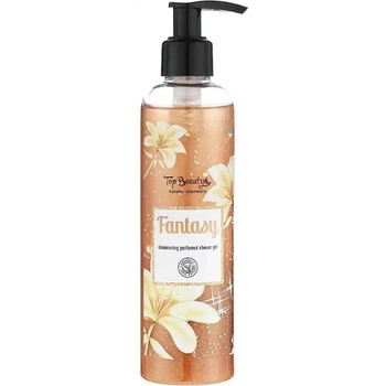 Гель для душу з блискітками з шимером Золото Fantasy Топ Бьюти Top Beauty 250 мл