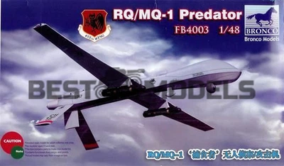 Сборная модель 1/48 Американский RQ/MQ-1 Predator (БПЛА) Бронко 4003