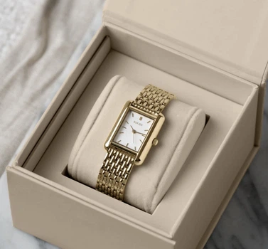 Женские часы Burker Olivia Gold White