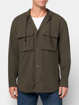 Ветровка мужская Armani Exchange 782277257 L Оливковая (1159854065)