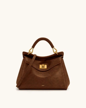 Жіноча сумка-тоут JW PEI Lucia Classic Top Handle Bag Coffee brown (123154)