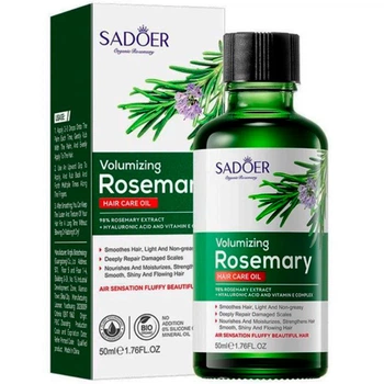 Олія для живлення та розгладження волосся з розмарином Sadoer (6976504680663)