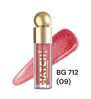 Блиск для губ BG 712 Match Lipgloss Sparkle Bogenia 009 4.6 мл
