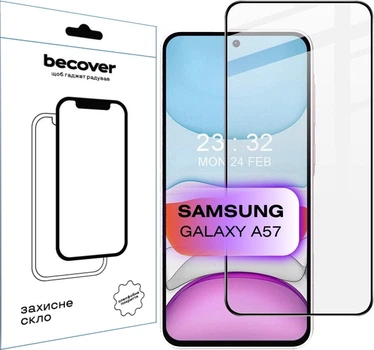 Защитное стекло BeCover для смартфона Samsung Galaxy А57 SM-A576 Black (BC_714918)