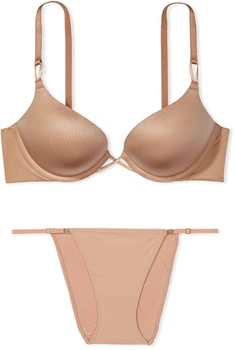 Комплект женского белья Victoria’s Secret Bombshell Praline (лиф 36C + трусики-бикини String M)