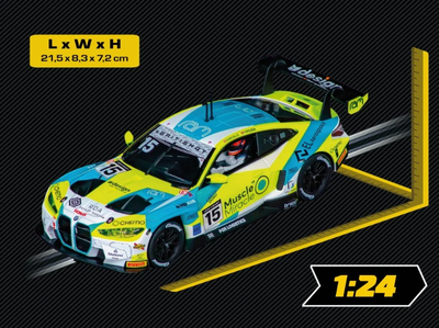 Автомобіль Carrera Digital 124 BMW M4 GT3 RAM Racing, No. 15 British GT 2024 23995 масштаб 1:24 (4007486239951)