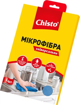 Серветка Chisto з мікрофібри універсальна (4820164151068)