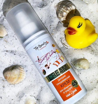 Крем для лица и тела детский солнцезащитный SPF 45 Top Beauty 120 мл