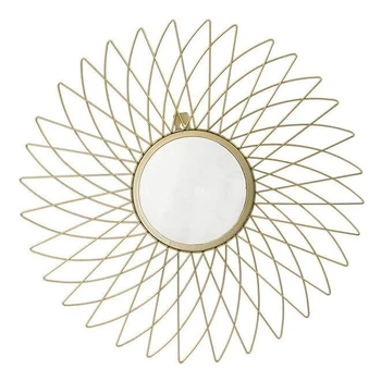 Зеркало металлическое настенное 44 см. 34302