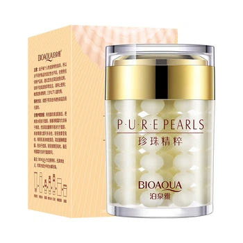 Увлажняющий крем для лица с жемчугом Bioaqua Pure Pearls Moisturiznig Cream, 60г