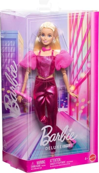 Кукла Barbie Deluxe Style Doll #5 in Metallic Pink Outfit, Sparkly Corset Барби Deluxe Style №5 -JFP40