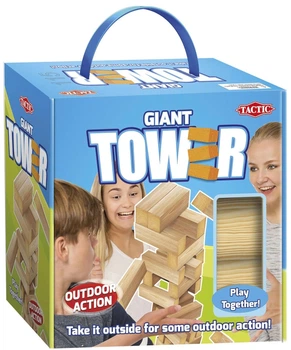 Башта для складання Tactic XL деревʼяна 30 блоків 1410573 (6416739549217)