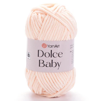 Плюшевая пряжа YarnArt Dolce Baby 779 пудровый, 50 гр