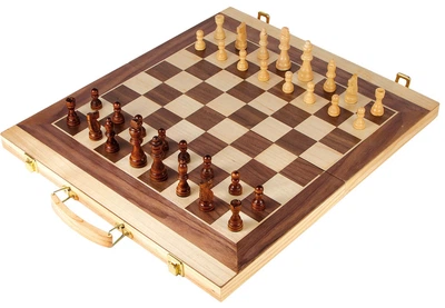 Ігровий набір Small Foot 2 в 1 Дерев'яний Шахи + Нарди 5410473 (4020972028532)