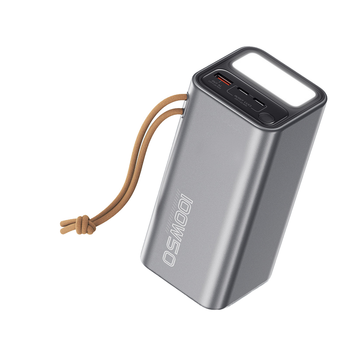 Повербанк 50000 мА·ч для ноутбука, Powerbank PD 100W, портативная зарядная станция, LED-дисплей, фонарик, Type-C