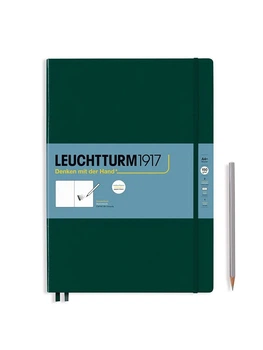 Скетч-Бук Leuchtturm1917, Master (А4+), 150 г/м.кв., Forest Green (370349)