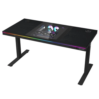 Геймерский стол Lorgar ELITE 90W Wood Black (LRG-DE90W)