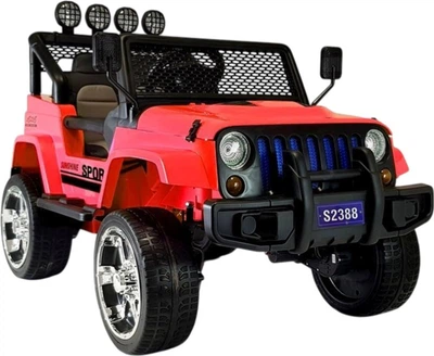 Електромобіль для дітей LEAN Toys Jeep S2388 Червоний (5908275995746)