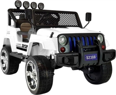 Електромобіль для дітей LEAN Toys Jeep S2388 Білий (5908275995760)
