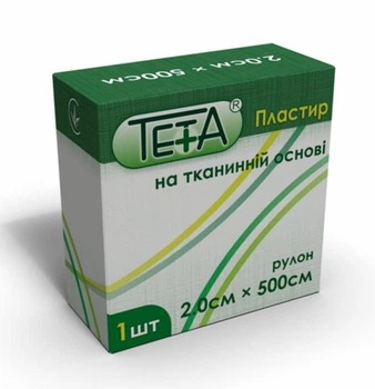 Пластырь на тканной основе 2смх500см - 1шт Teta