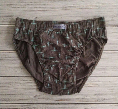 Трусы мужские плавки Natural Club хлопок Палочки М серый (111-Cotton_2)