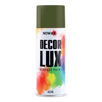 Краска акриловая Nowax Spray Оливковая матовая 450 мл (NX48051/NX65051)