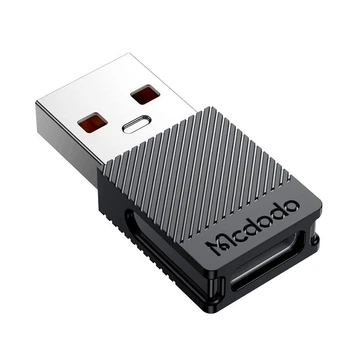 Адаптер McDodo Type-C 5A USB-A 2.0 Черный для зарядки устройств