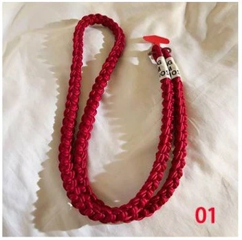 Шнурок на шию Rope Knitting для телефонів та прикрас червоний зручний аксесуар для носіння та декору