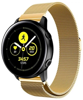 Ремінець Міланська петля нержавіюча сталь для Gear S3/S2 золотий магнітний