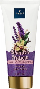 Крем для тела Famirel Wonder Nature Lavender, Vanilla & Patchouli Body Cream Лаванда, Ваниль и Пачули Смягчающий 180 мл (7290114086141)
