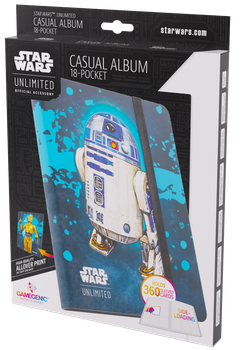 Album na karty Gamegenic Star Wars Unlimited Card Game 18 Pocket C 3PO/R2-D2 (4251715422533)