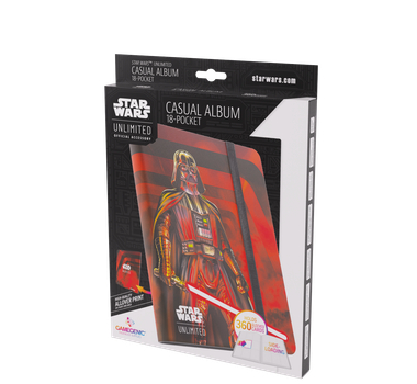 Album na karty Gamegenic Star Wars Unlimited Card Game 18 Pocket Darth Vader Unstoppable (4251715422526)