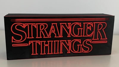 Декоративная Лампа Stranger Things 15 См Черный 3д Печать