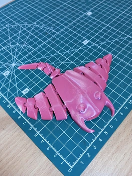 Гнучка Манта Скат Flexi Manta Ray 15 См Рожевий 3D-Друк