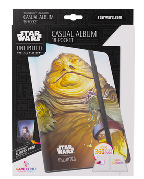Album na karty Gamegenic Star Wars Unlimited Card Game 18 Pocket Leia Organa Jabba the Hutt (4251715422519)