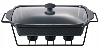Мармит керамический Kamille KM-6421 2 л с подставкой