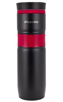 Термокухоль Kamille KM-2068 900 мл з TPR, 6–8 год червоний