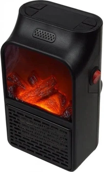 Портативный обогреватель FLAME ART-5524 500W с LCD-дисплеем, имитацией камина и пультом управления (Р3072)