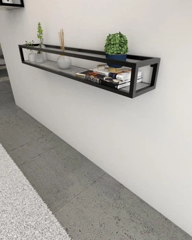 Настенная полка в стиле лофт EcoLoft Лінеарі DSP-1371-10 ДСП Бетон