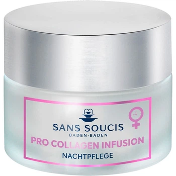Ночной крем для лица Sans Soucis Pro Collagen Infusion Антивозрастной 50 мл (4086200257976)