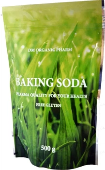 Сода питьевая очищенная (Baking Soda) 500грм., пищевая без глютена, алюминия и бензоат натрия (чистота 100%), Чехия, для питья по Неумивакину И.П.