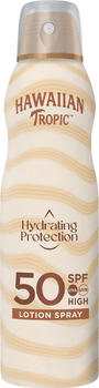 Spray do ochrony przeciwsłonecznej Hawaiian Tropic Hydrating Protection SPF 50 UVA/UVB 220 ml (5099821128739)